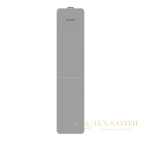 смеситель высокий для раковины cersanit geo 63043, с донным клапаном, хром