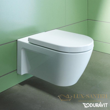 сиденье duravit starck 2 0069890000 для унитаза с крышкой softclose, белый