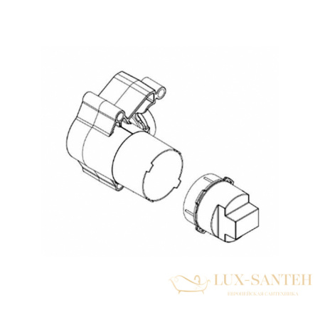 встраиваемая часть almar e134008, для вывода ручного душа