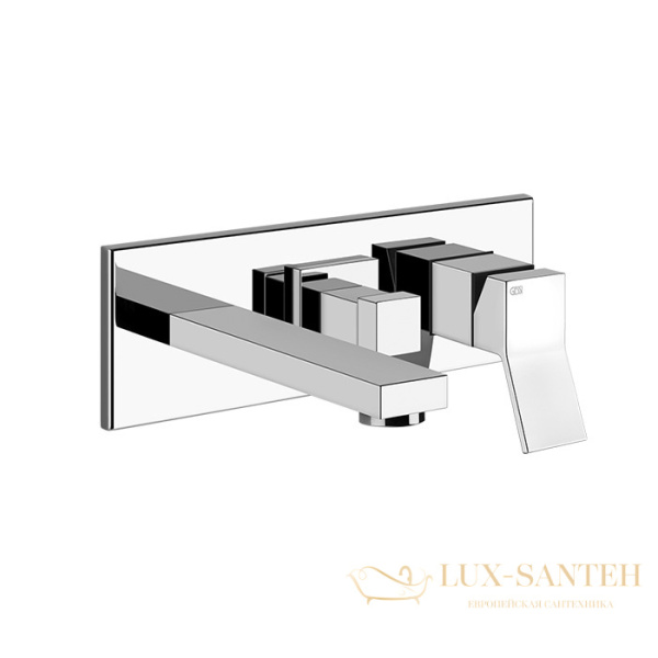 смеситель gessi rettangolo k 53136.031 для ванны, внешняя часть, хром