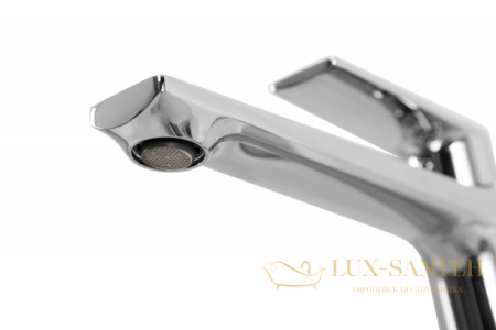 смеситель для раковины cezares comfort-lc-01-w0, без донного клапана, хром глянцевый глянцевый