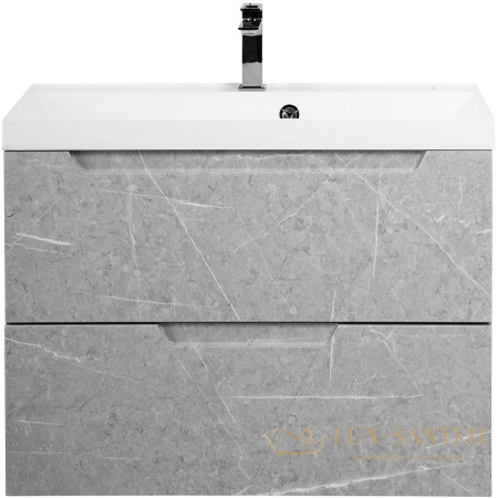 тумба под раковину belbagno vittoria vittoria-800-2c-so-tb-p 80 см подвесная, toros bianco