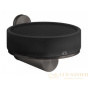 мыльница gessi 316 accessories 54702.707 подвесная, black metal brushed pvd/черный