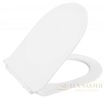 Сиденье BelBagno Flay-R BB2111SC для унитаза с микролифтом, белый