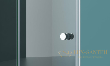 душевая дверь belbagno albano albano-bs-12-80-c-cr 80 см профиль хром, стекло прозрачное 