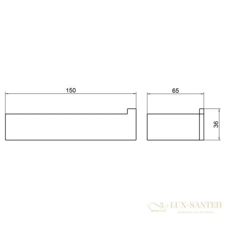 бумагодержатель timo luiro 15241/17, золото матовое