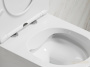 унитаз подвесной ceramica nova modena cn6063 безободковый, с сиденьем микролифт, белый глянцевый