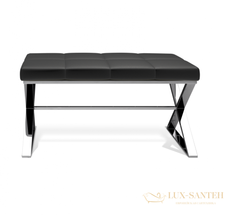 скамейка decor walther bench 0508905, черный/хром