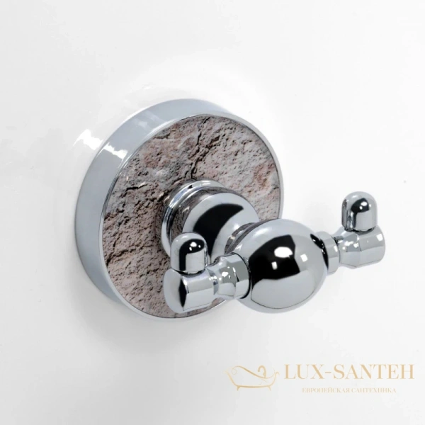 крючок двойной wasserkraft nau k-7723d, хром