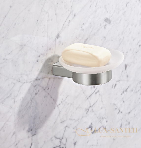 мыльница milacio ultra mcu.962.ss, нержавеющая сталь