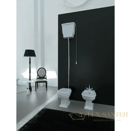 механизм слива artceram hermitage hea006 71 с высокой трубой, хром