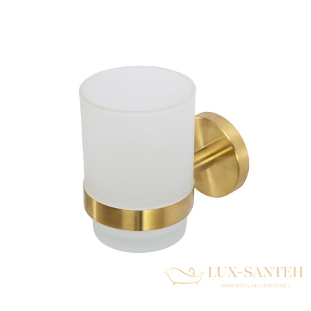 стакан для зубных щеток подвесной cezares relax-tums-bor, золото брашированное