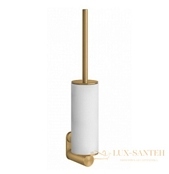 ерш gessi 316 accessories 54719.727 подвесной, brushed brass pvd/белый