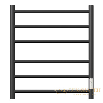 полотенцесушитель 400x600 электрический point аврора pn10846b п6 диммер справа, черный