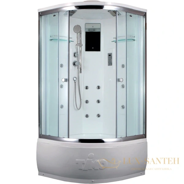 душевая кабина timo lux t-7790 90x90x220 см, стекло прозрачное