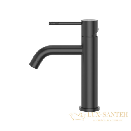 смеситель для раковины cezares relax-ls1-nop, с донным клапаном, черный матовый