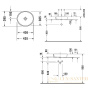 раковина накладная duravit starck 2 2321440000 ⌀ 435 мм, белый