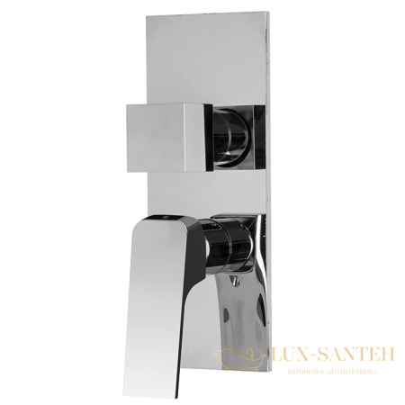 смеситель встсраиваемый для душа fima carlo frattini fit, f3389x6cr, на 2/3 2 выхода, (внешняя часть), хром