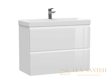 тумба cersanit moduo slim 80, 64126, цвет белый