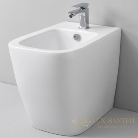 биде artceram a16 asb002 01 00 напольное, белый