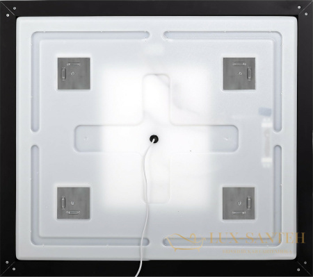 зеркало belbagno kraft spc-kraft-885-785-tch-warm-nero 88.5 см с подсветкой, с подогревом, с сенсорным выключателем, черный