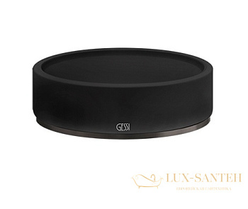 мыльница gessi 316 accessories 54726.707 настольная, black metal brushed pvd/черный