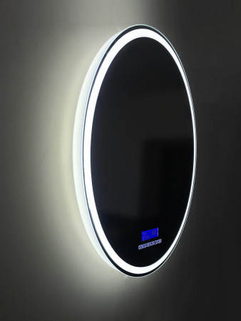 зеркало belbagno spc spc-rng-800-led-tch-rad с подсветкой, с сенсорным выключателем, с bluetooth, с термометром, с радио 