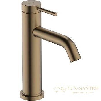 смеситель для раковины hansgrohe tecturis s ecosmart+ 73311140, бронза шлифованная