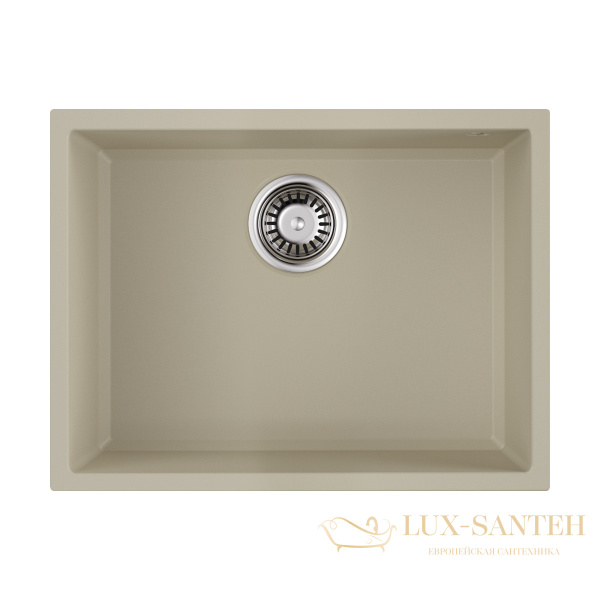 кухонная мойка omoikiri tedori 54-u-be tetogranit х ваниль, 4993989