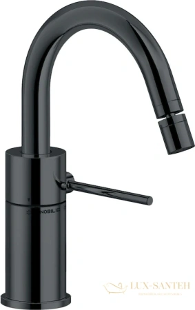 смеситель для биде nobili velis, ve125139/3flp diamond smoke, цвет черный