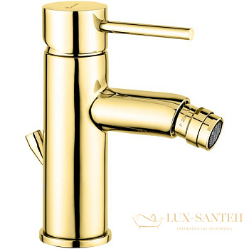 однорычажный смеситель emmevi piper 45004/or для биде с донным клапаном, золото