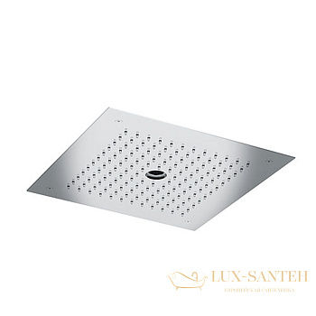 верхний душ встраиваемый 380х380 мм, almar shower heads built-n e044258.bs, 2 режима, нержавеющая сталь брашированная