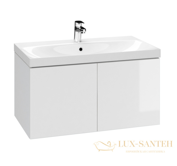 тумба cersanit colour 80, sp-sz-col-cm/col/80, цвет белый