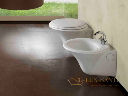 унитаз подвесной hatria sculture yxkn01, белый глянцевый