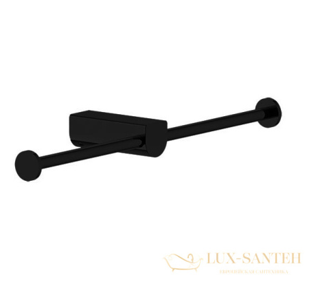 бумагодержатель двойной gessi rilievo 59415.299, black xl