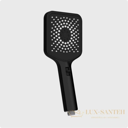 ручной душ aquame aqm8502b, 3 режима, 120 мм, черный