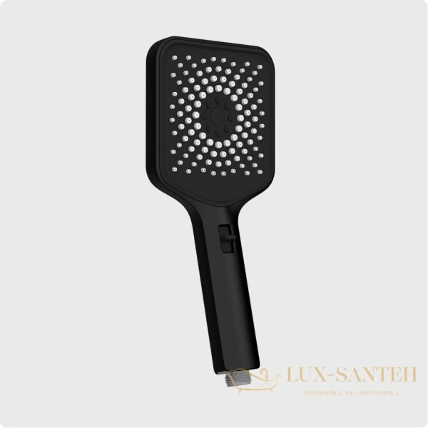ручной душ aquame aqm8502b, 3 режима, 120 мм, черный