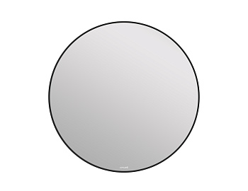 зеркало cersanit eclipse smart 100x100 в черной рамке, 64149