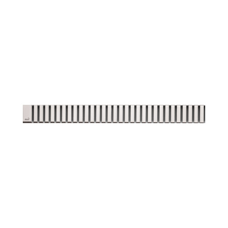 alcaplast решетка для водоотводящих желобов (apz1, apz4, apz12) дизайн line, нерж. сталь, глянцевая line-1050l, 1050 мм