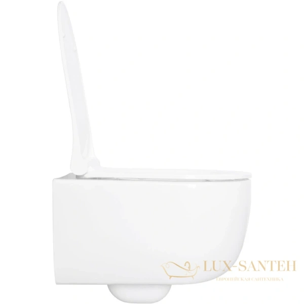 подвесной безободковый унитаз allen brau priority 4.31001.20, белый