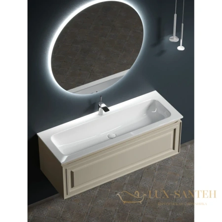 тумба sancos very vr120ce 119,5 см, бежевый матовый