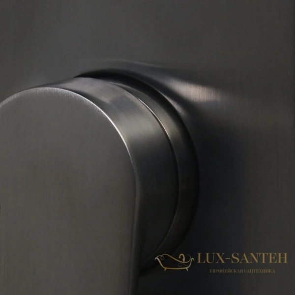 верхний душ wasserkraft wiese a200 250 мм, оружейная сталь