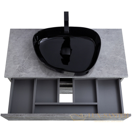 тумба под раковину cezares molveno 46 molveno 46-100-2c-so-lg 100 см подвесная, legno grigio