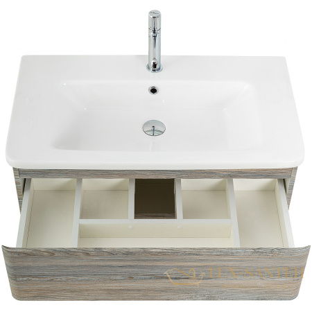 тумба под раковину belbagno albano-cer albano-cer-800-2c-so-ps 80 см подвесная, pino scania
