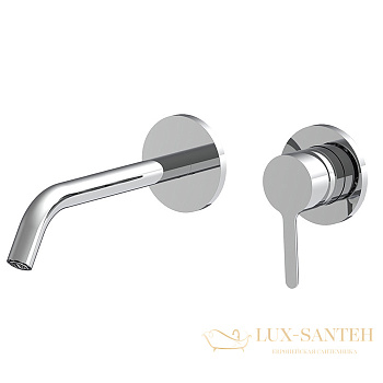 смеситель для раковины встраиваемый fima carlo frattini snap, f3121wx8cr, хром