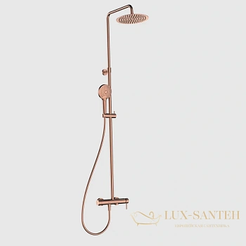 душевая система для ванны aquame aqm8011bc, медь брашированная