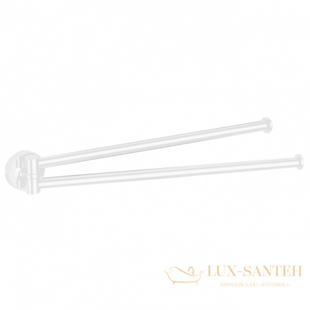 полотенцедержатель двойной colombo design plus w4913.bm 34 см, белый матовый