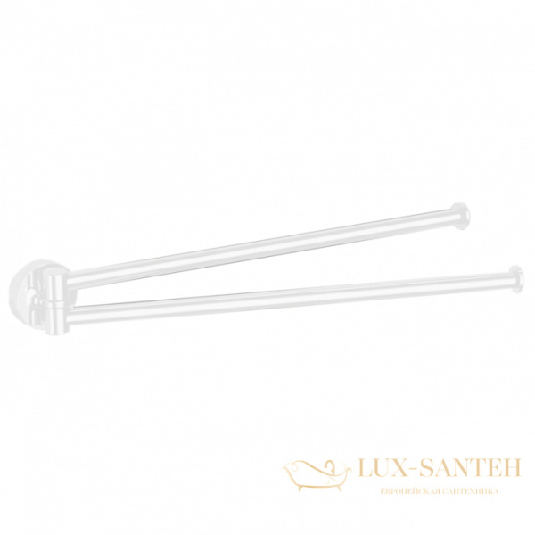 полотенцедержатель двойной colombo design plus w4913.bm 34 см, белый матовый