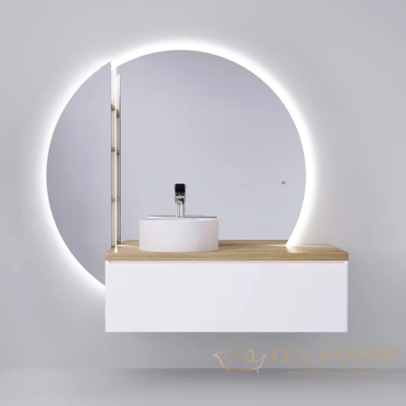 тумба jorno solis sol.01.120/p/w 120,2 см, белый матовый 