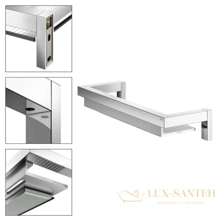 полка keuco edition 90 19159010000 для душа, со стеклоочистителем